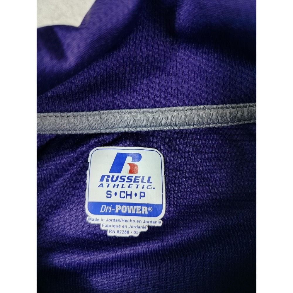Russell Athletic Polo Shirt Mens Small Purple TCU Horned Frogs NCAA Football - Picture 3 of 10